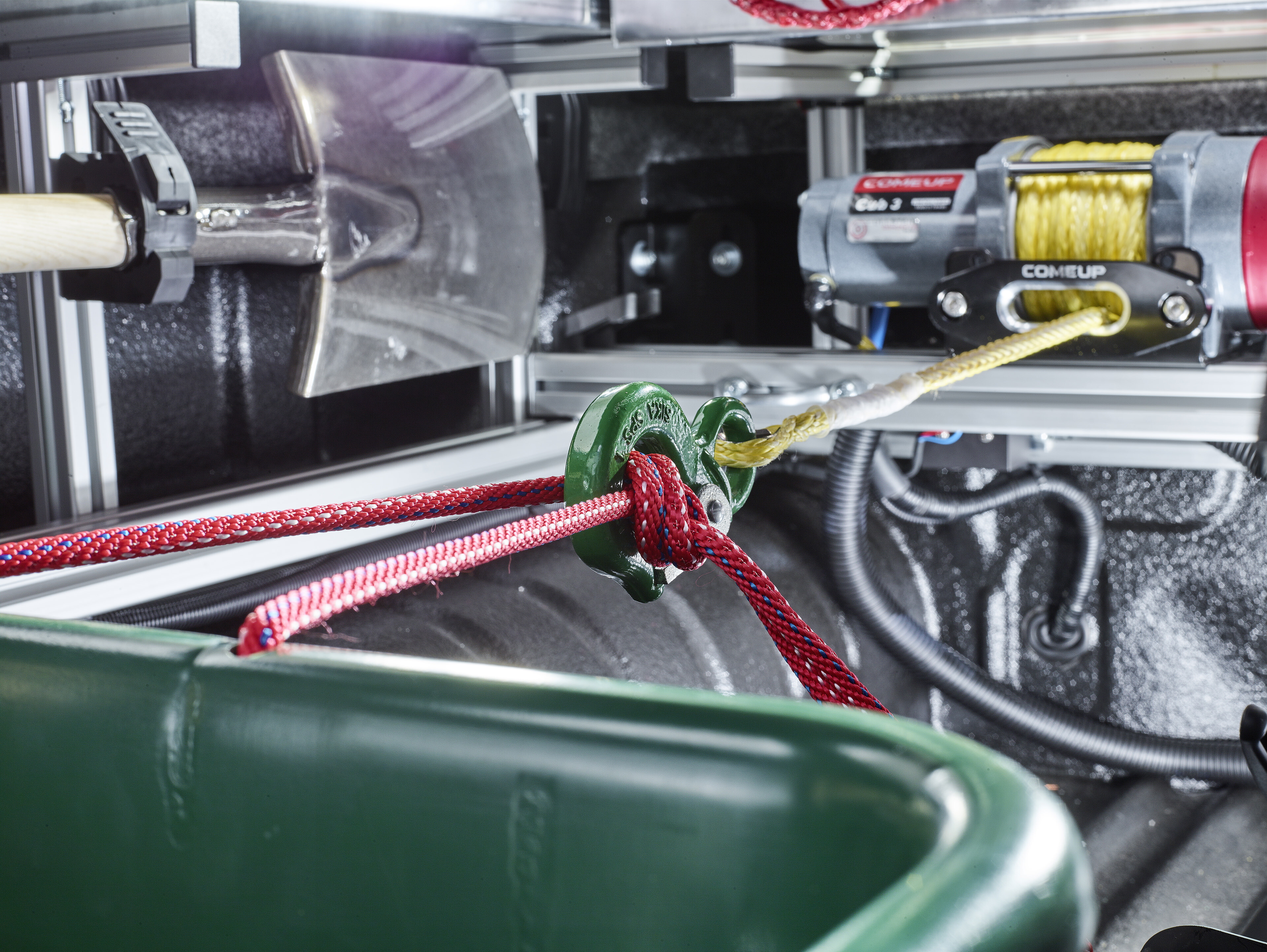 Isuzu D-MAX, pick-up pro myslivost, naviják